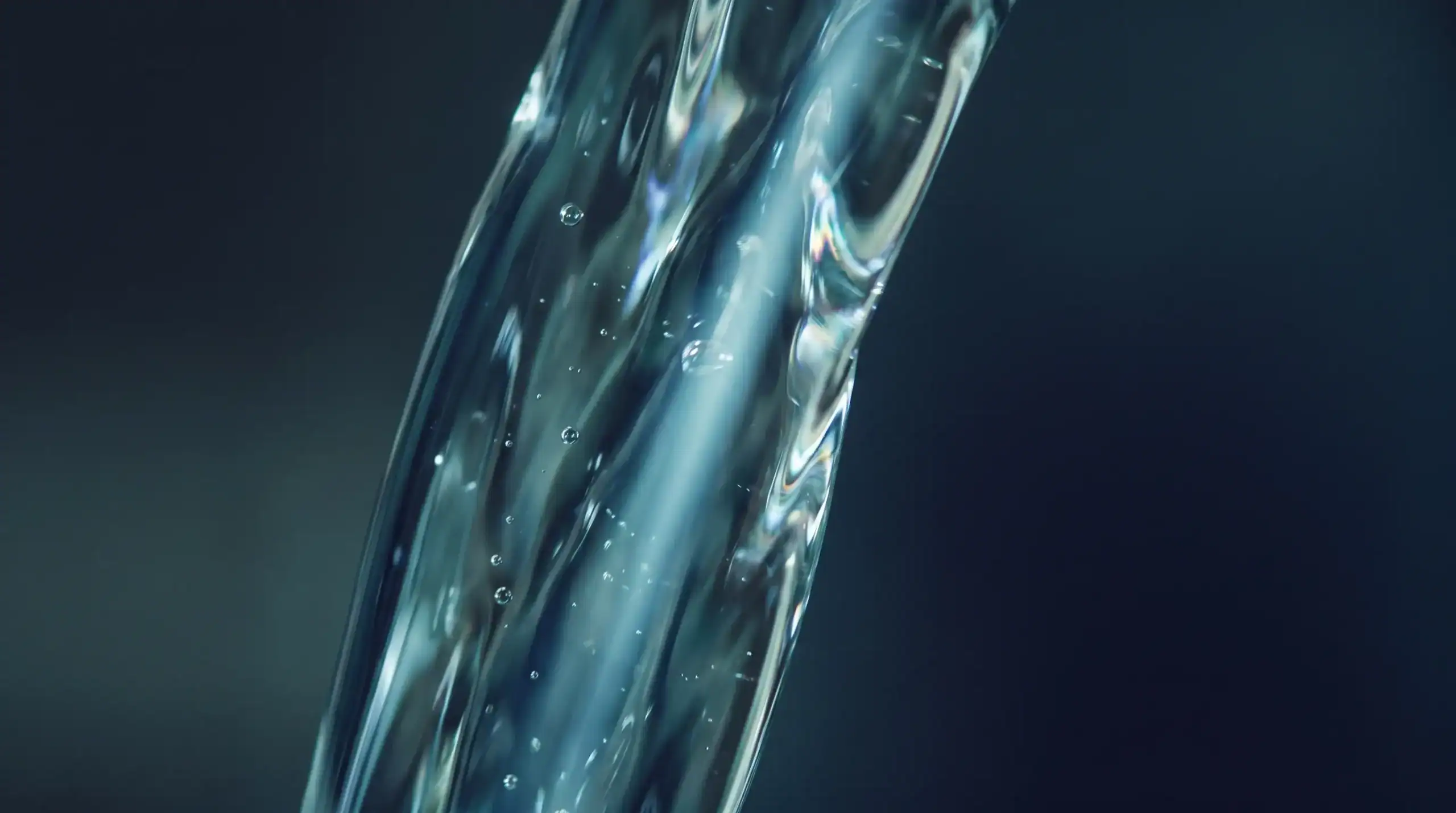 Acqua del rubinetto in primo piano